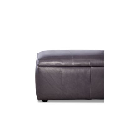 Auburn Medium Rectangle Leather Ottoman