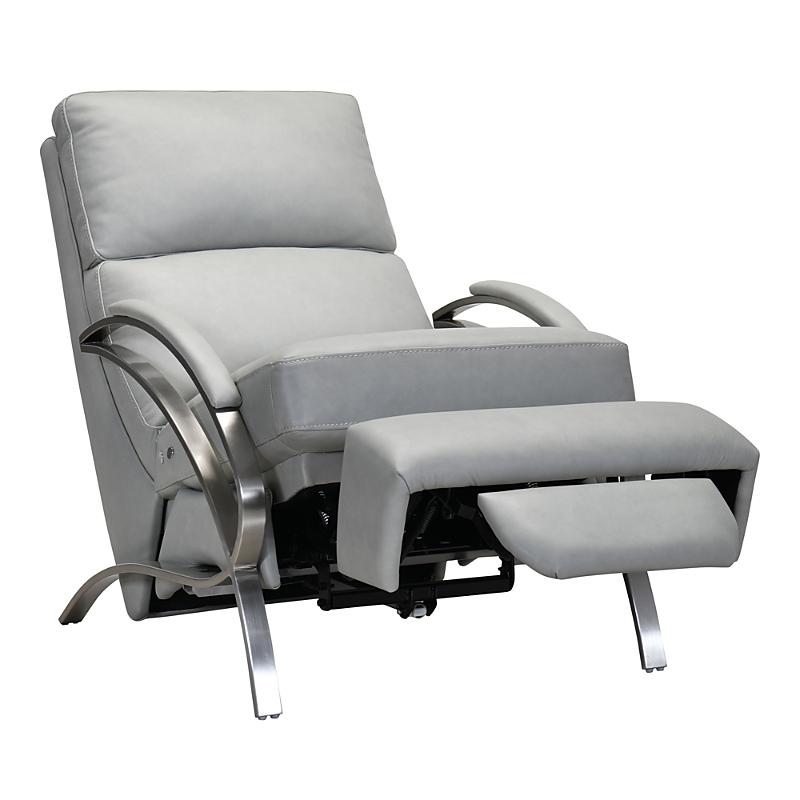 Bloomingdale's Jackie Power Leather Recliner Chair - Exclusive In Heavenly Dove