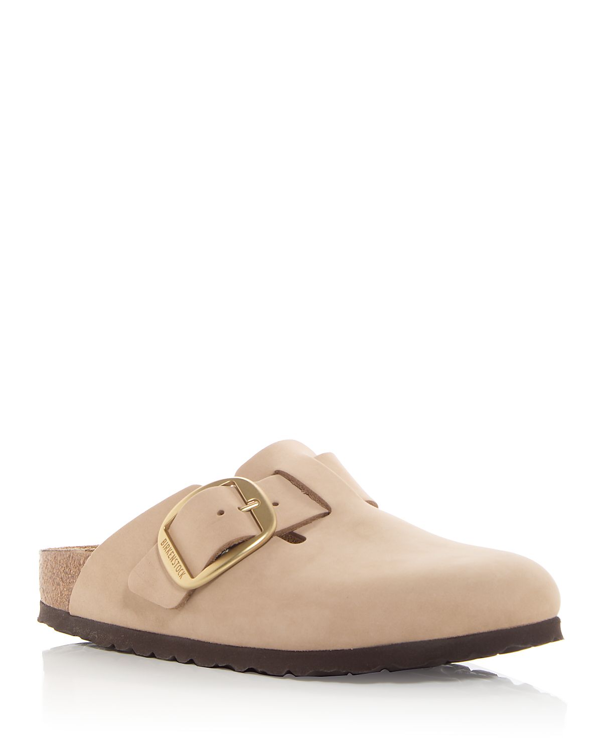 Birkenstock Women's Boston Big Buckle Nubuck Leather Clogs