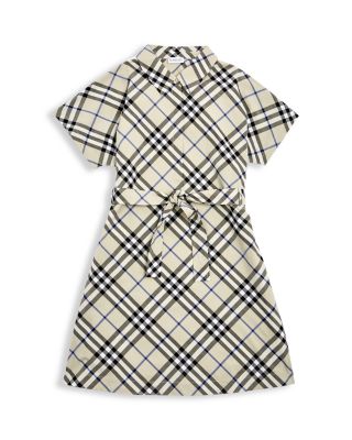 Burberry - Girls' Giulietta Check Shirt Dress - Little Kid, Big Kid