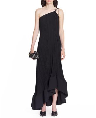 Lanvin - Asymmetrical Pleated Dress