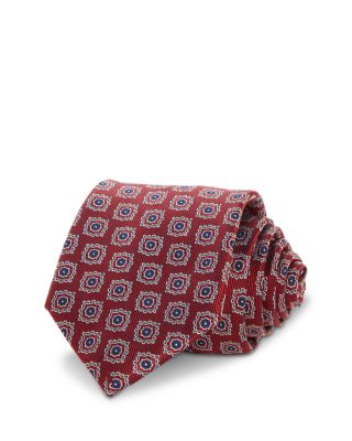 The Men's Store at Bloomingdale's Silk Classic Floral Medallion Tie - Exclusive