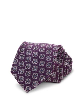 The Men's Store at Bloomingdale's Silk Classic Floral Medallion Tie - Exclusive
