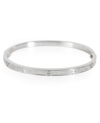 Pre-Owned Cartier Love 18K White Gold Bracelet