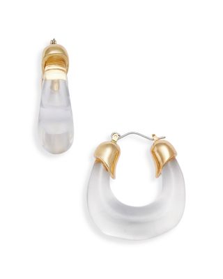 Lord & Lord Designs - Transparent Hoop Earrings - Exclusive