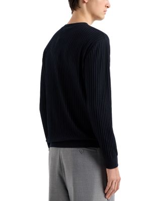Travel Essentials Ribbed Effect Wool Sweater