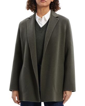 Theory Clairene Jacket - Heritage Fit in Double-Face Wool-Cashmere