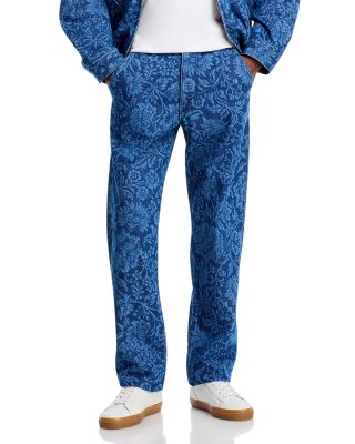 Roy Roger's x Dave's New York Lasered Denim Straight Fit Jeans