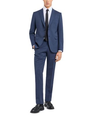 Cotton Shirt with Allover Micro Jacquard Motif