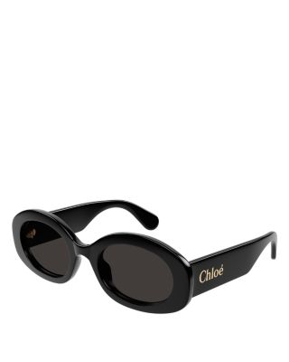 Chloé - Naomy Oval Sunglasses, 53mm