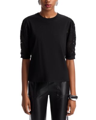 Frankie Lace Sleeve Top