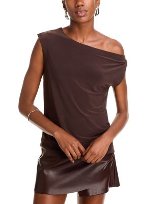 Drop Shoulder Asymmetric Top