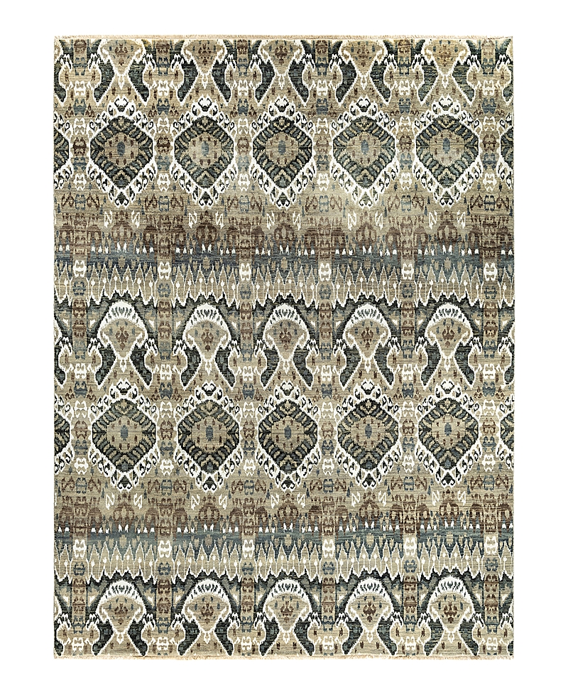 Bloomingdale's Indo Ikat M6002 Area Rug, 9'3 X 12'3 In Gray