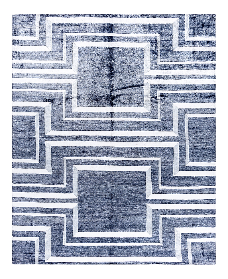 Bloomingdale's Indo Modern M7657 Area Rug, 8'2 X 10' In Ivory
