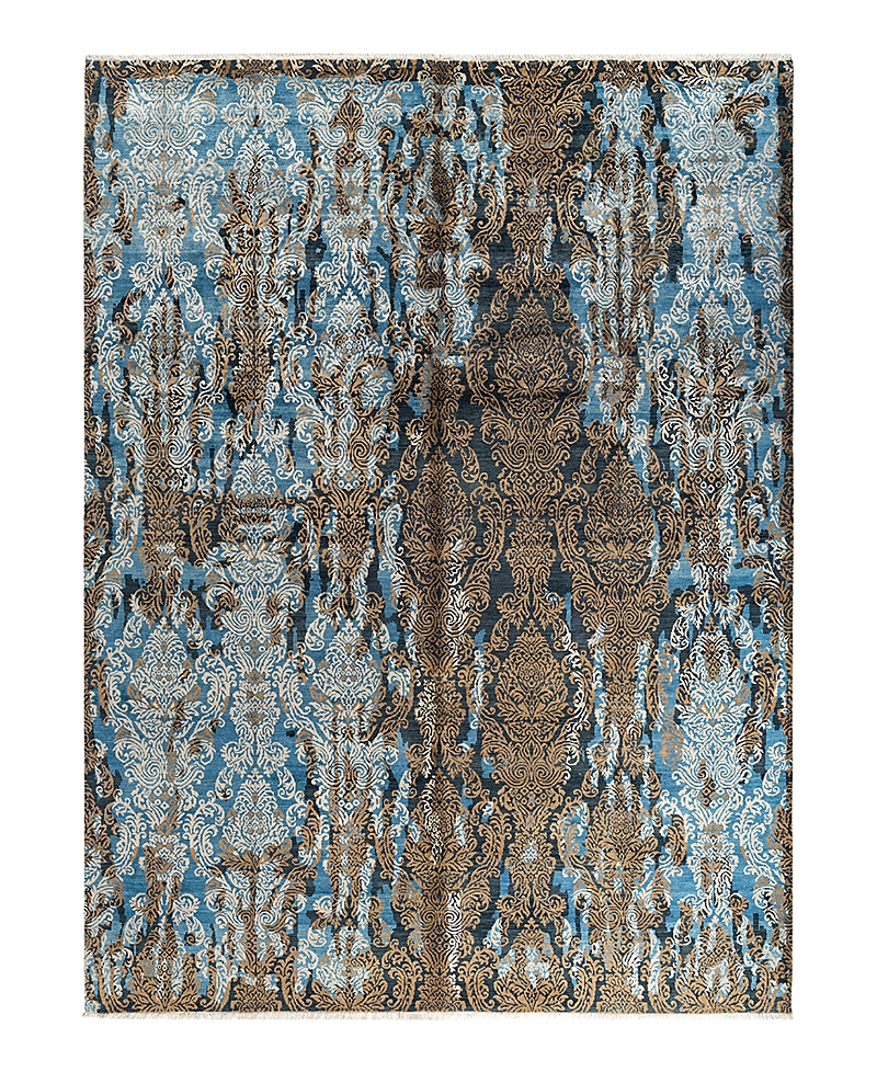 Bloomingdale's Indo Ikat M6954 Area Rug, 9'1 X 12'3 In Gold
