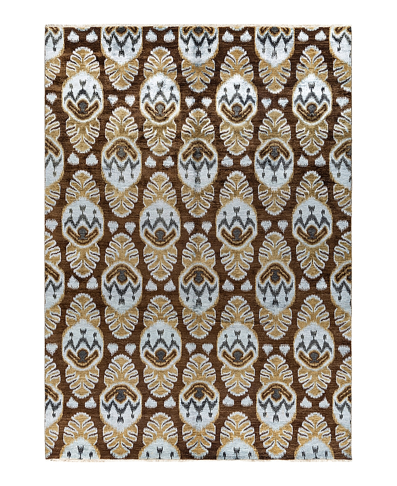 Bloomingdale's Indo Ikat M6133 Area Rug, 8'10 X 12'4 In Brown