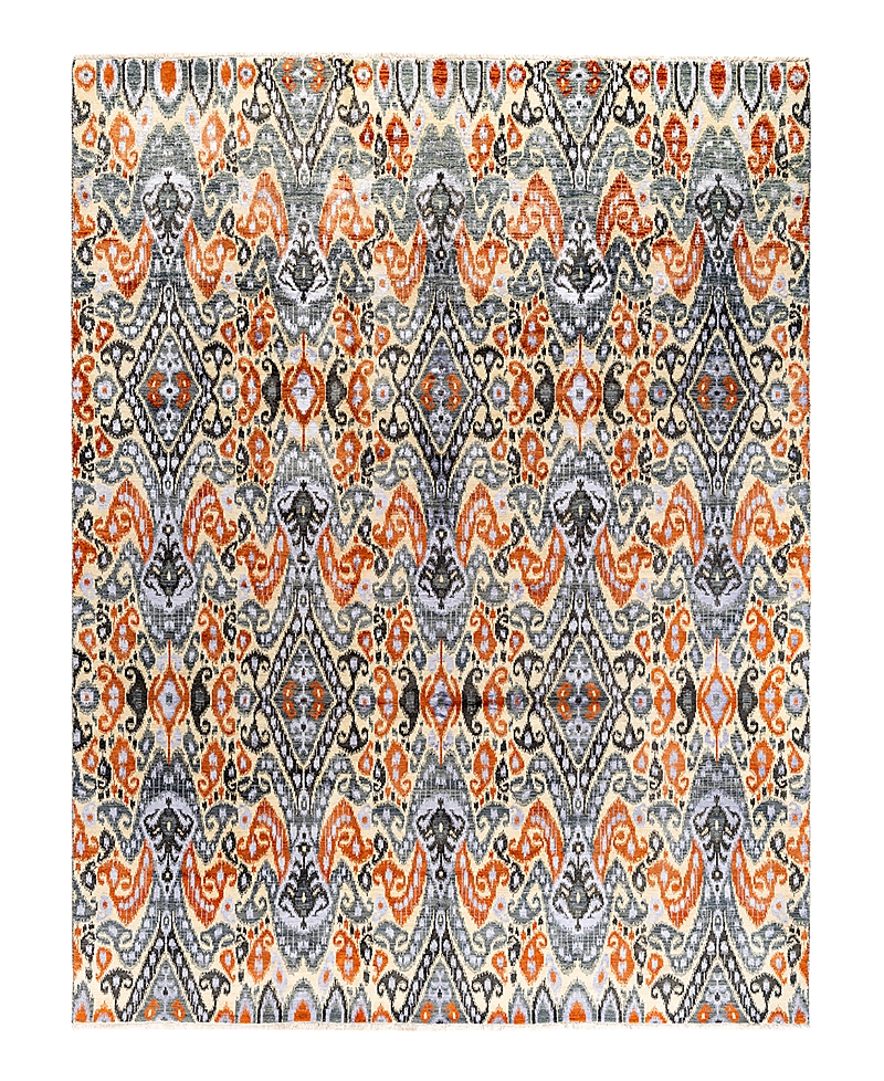 Bloomingdale's Indo Ikat M6166 Area Rug, 9' X 11'7 In Gray