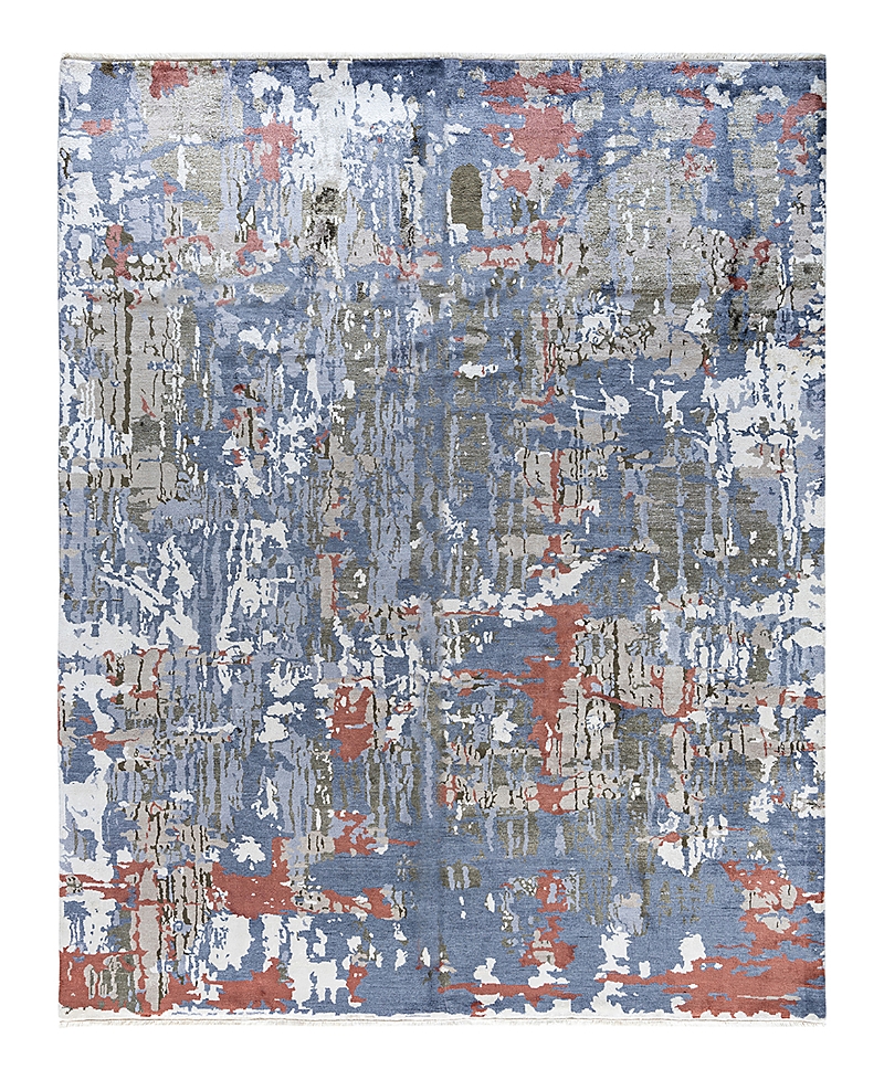 Bloomingdale's Indo Ikat M6993 Area Rug, 8'2 X 10'2 In Gray
