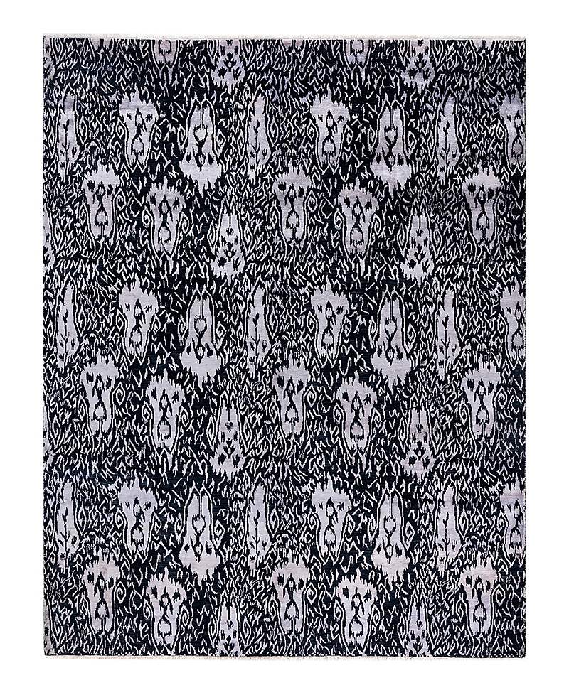 Bloomingdale's Indo Ikat M6223 Area Rug, 8'1 X 10'4 In Black