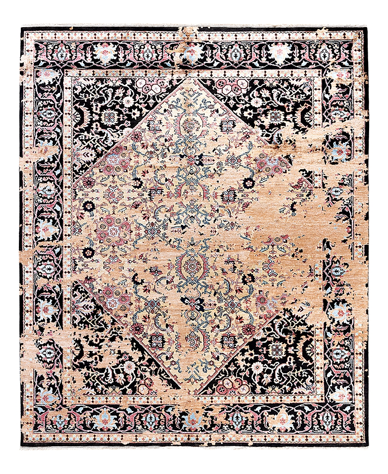 Bloomingdale's Indo Ikat M7134 Area Rug, 8'3 X 10'1 In Brown
