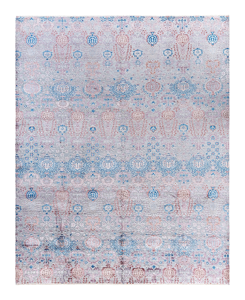 Bloomingdale's Indo Ikat M7881 Area Rug, 8'2 X 10' In Gray