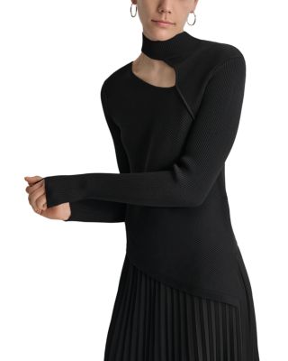 Asymmetrical Cutout Sweater