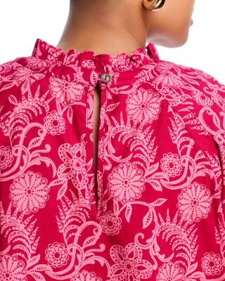 Joyful Floral Print Top