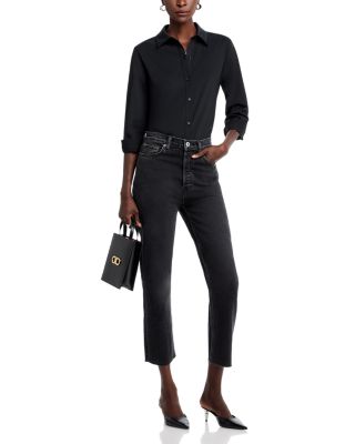 Connie Slim Button-Up Shirt