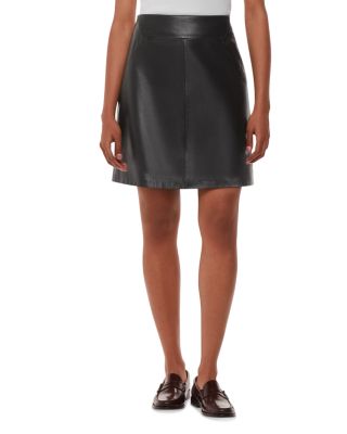 Whistles Petite Leather A Line Skirt Bloomingdale s