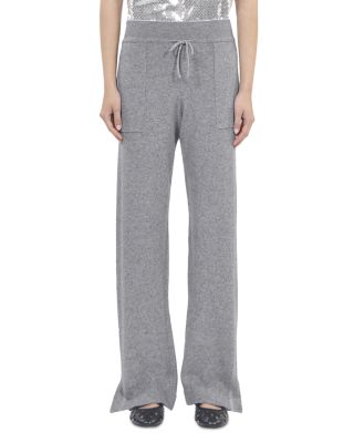 The Kooples Straight Leg Ribbed Waist Pants