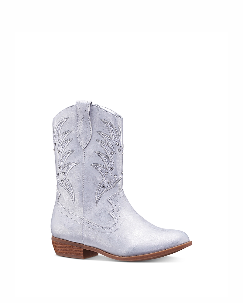 Nina Little Girls Fillan Fashion Boot In Silver Metallic