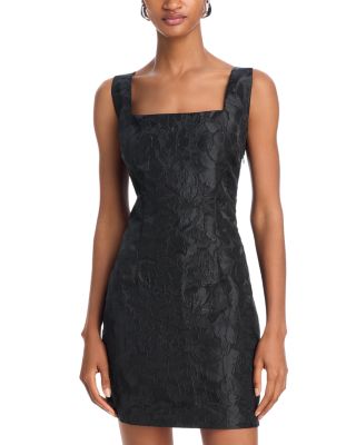 AQUA - Floral Lace Bow Back Sleeveless Dress - Exclusive