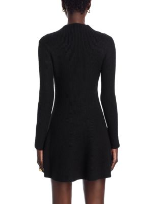 Mock Neck Knit Long Sleeve Dress - Exclusive
