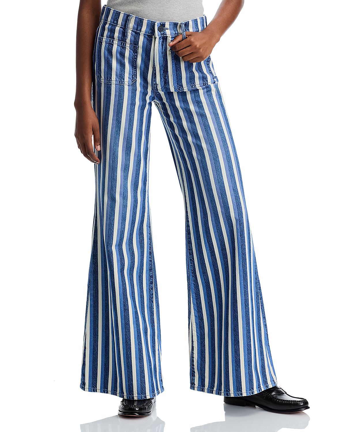 Mother Patch Pocket Twister Sneaker Jeans