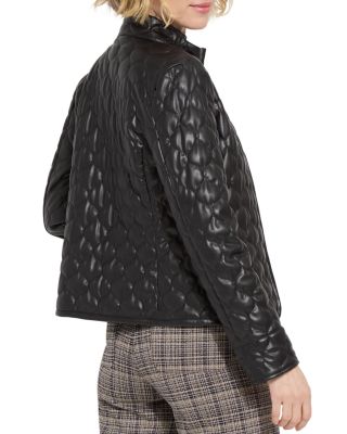 Brooklyn Quilted Faux Leather Jacket