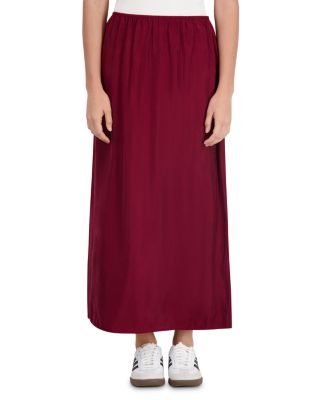 Faux Suede A Line Skirt