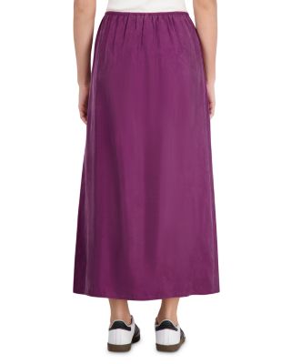 Faux Suede A Line Skirt