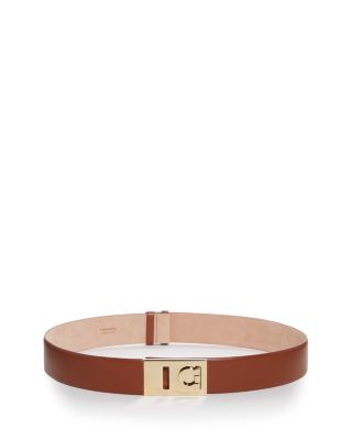 FERRAGAMO - Women's Hug Gancini Leather Belt