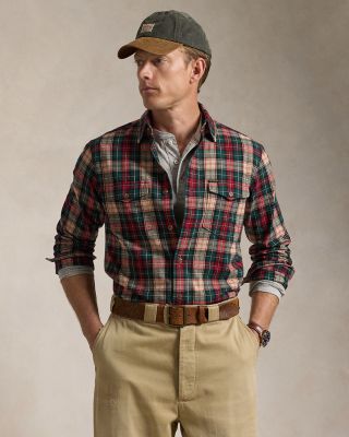 Polo Ralph Lauren - Classic Fit Plaid Brushed Oxford Shirt