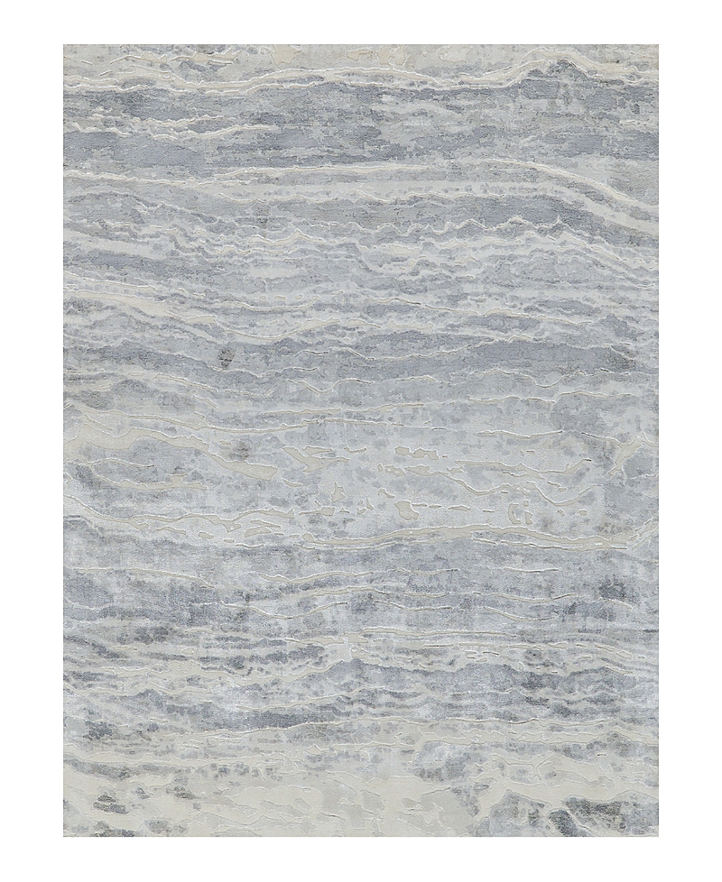 Exquisite Rugs Travertine 6804 Area Rug, 6' X 9' In Silver