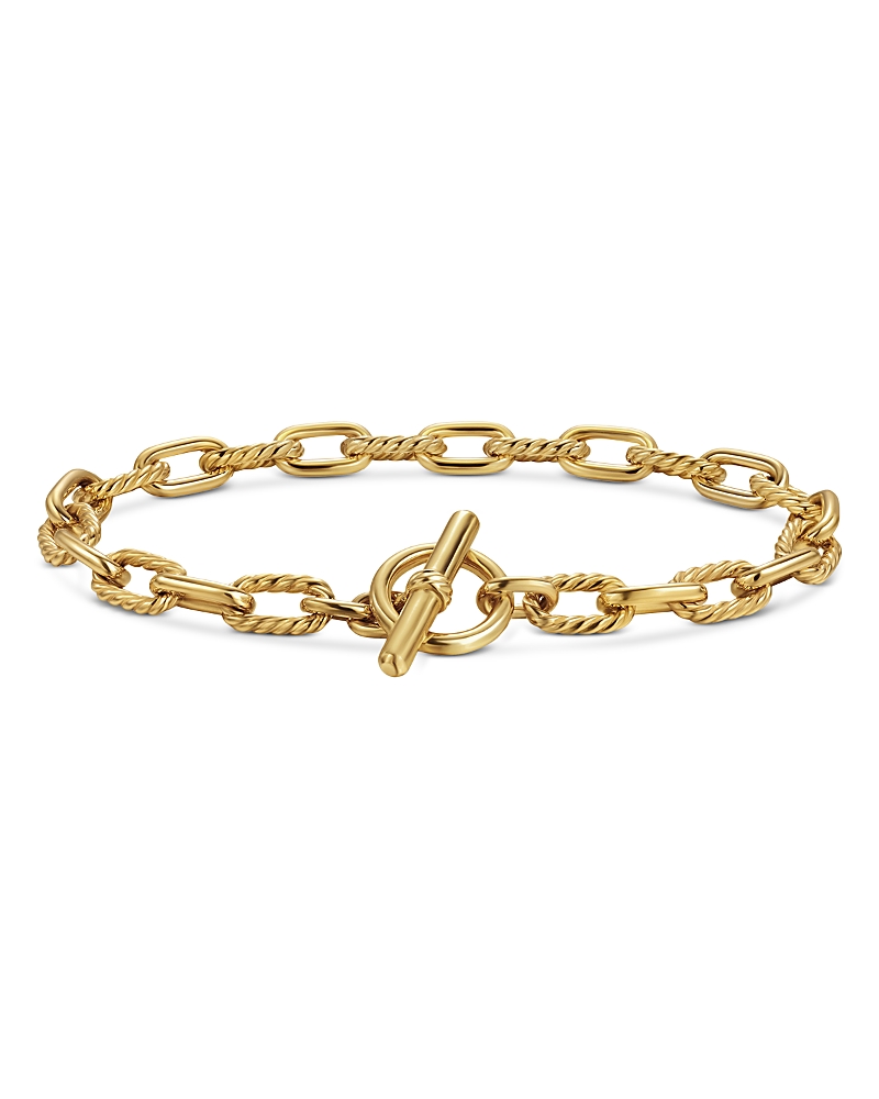 Dy Madison Toggle Chain Bracelet in 18K Yellow Gold, 5.5mm