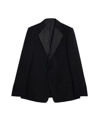 Lanvin - Single-Breasted Flap Pockets Jacket with Satin Lapels