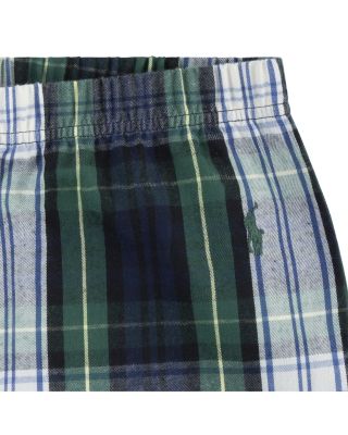 Boy's Plaid Pajama Set - Little Kid