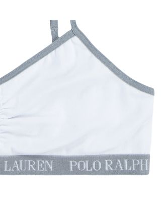 Girls' Cotton Stretch Jersey Bralettes, Pack of 2 - Big Kid