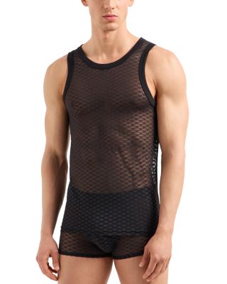 Emporio Armani - Logo Mesh Tank