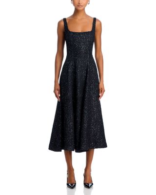 AQUA Sequin Tweed Dress - Exclusive | Bloomingdale's