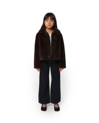 Girls' Elis Short Faux Fur Coat - Little Kid, Big Kid