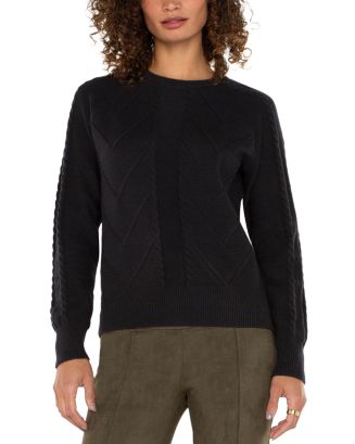 LIVERPOOL LM 8397SW2 RAGLAN SWEATER BRTR BRTC main image 0
