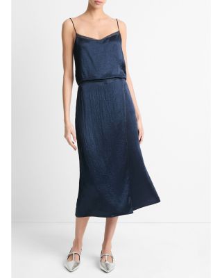 ruched cocktail dresses Macy Satin Off The Shoulder Short Dress best online wedding dresses Lily Mauve Gauze Belted Color:As Picture (Blue) milestone dinners