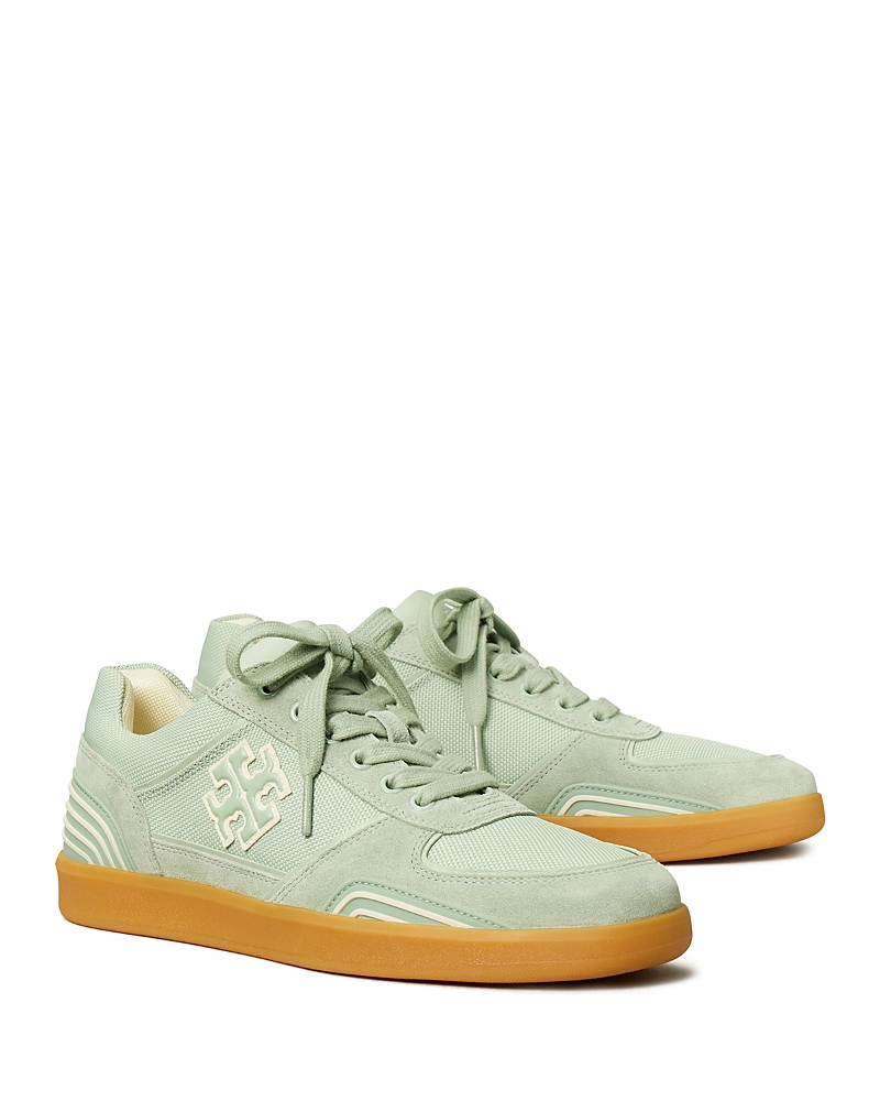 Tory Burch Women's Clover Court Lace Up Low Top Sneakers